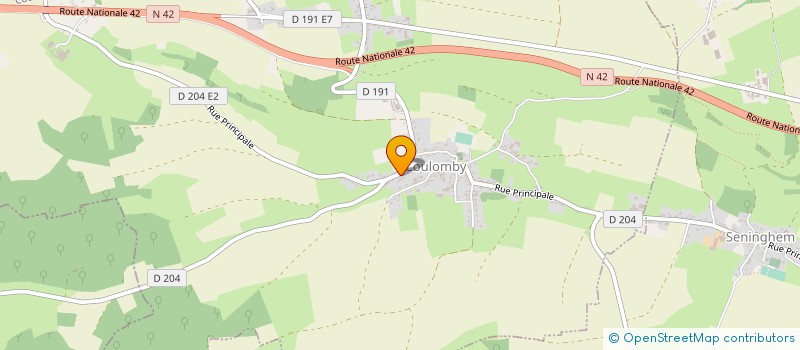 localisation de l'entreprise MONSIEUR DENIS DENEUVILLE  COULOMBY