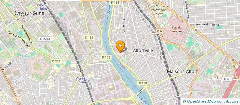 localisation de l'entreprise MONSIEUR DENIS DENEUX  ALFORTVILLE