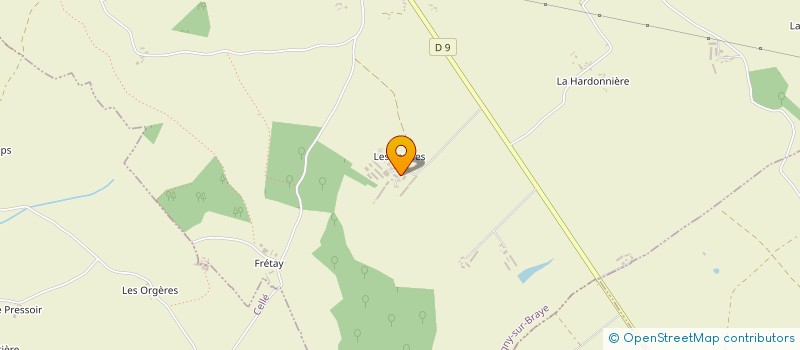 localisation de l'entreprise MONSIEUR DENIS DENIAU  SAVIGNY-SUR-BRAYE