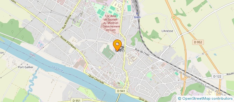 localisation de l'entreprise MONSIEUR DENIS DEPARDIEU  GIEN
