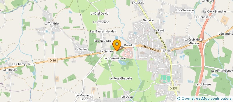 localisation de l'entreprise MONSIEUR DENIS DEPLAGNE à HERIC