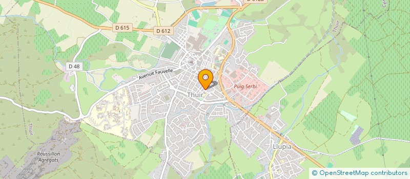 localisation de l'entreprise MONSIEUR DENIS DEPRADE  LLUPIA