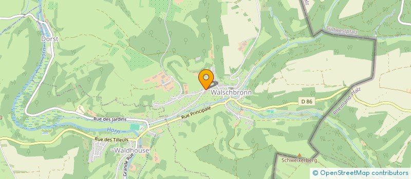 localisation de l'entreprise MONSIEUR DENIS DERLER  WALSCHBRONN