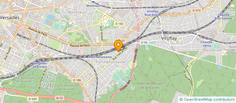 localisation de l'entreprise MONSIEUR DENIS DEROSIER à VERSAILLES