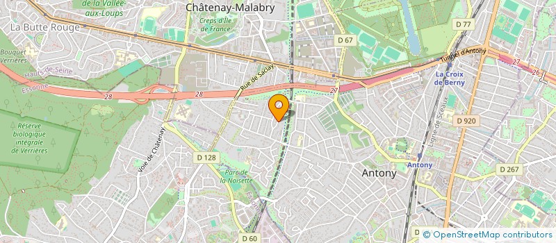 localisation de l'entreprise MONSIEUR DENIS DEROUEN à ANTONY