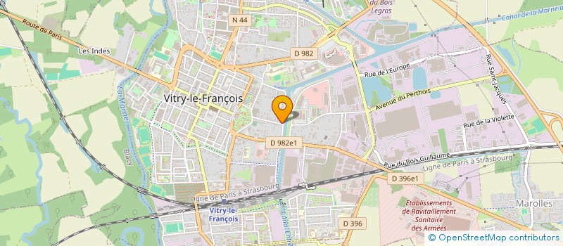 localisation de l'entreprise MONSIEUR DENIS DESANLIS à VITRY-LE-FRANCOIS