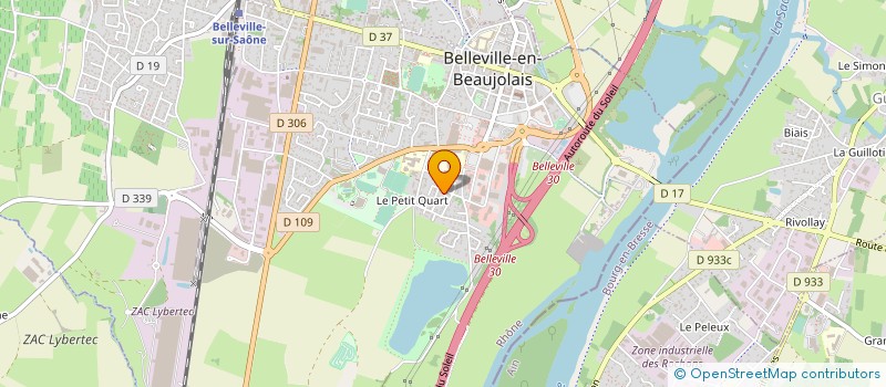 localisation de l'entreprise MONSIEUR DENIS DESBATS à BELLEVILLE-EN-BEAUJOLAIS