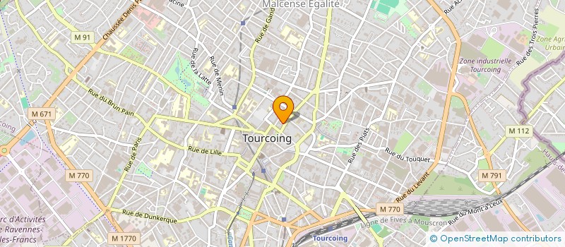 localisation de l'entreprise MONSIEUR DENIS DESONDRE  TOURCOING