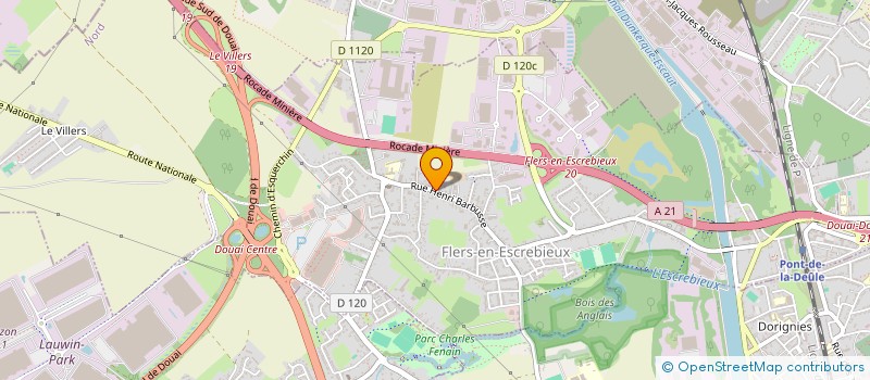 localisation de l'entreprise MONSIEUR DENIS DESRUMAUX  FLERS-EN-ESCREBIEUX