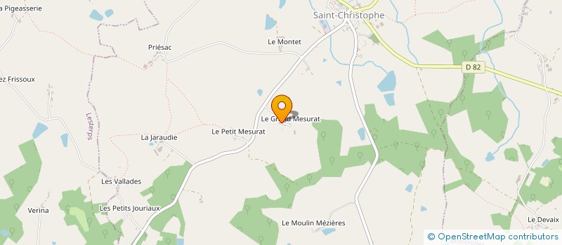 localisation de l'entreprise MONSIEUR DENIS DESSALAS à SAINT-CHRISTOPHE