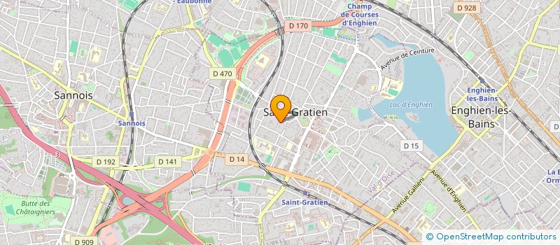 localisation de l'entreprise MONSIEUR DENIS DESVIGNES  SAINT-GRATIEN