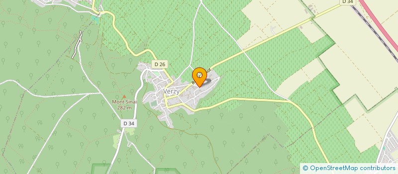 localisation de l'entreprise MONSIEUR DENIS DEVARENNE  VERZY