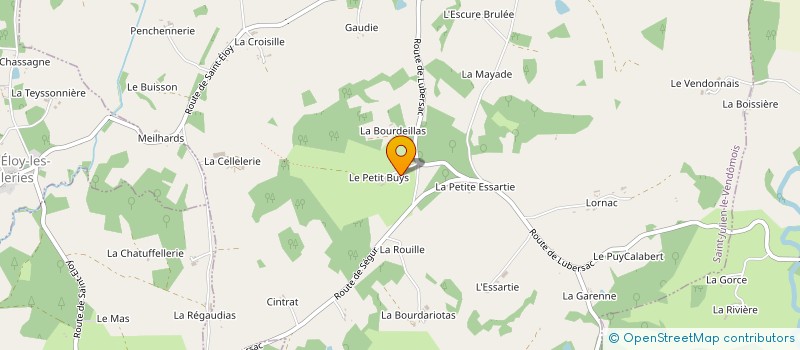 localisation de l'entreprise MONSIEUR DENIS DEVAUD à SAINT-JULIEN-LE-VENDOMOIS