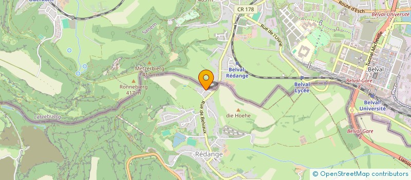 localisation de l'entreprise MONSIEUR DENIS DEWALD  REDANGE