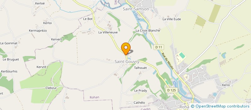 localisation de l'entreprise MONSIEUR DENIS DIARD  ROHAN