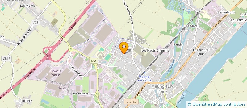 localisation de l'entreprise MONSIEUR DENIS DICOP  MEUNG-SUR-LOIRE