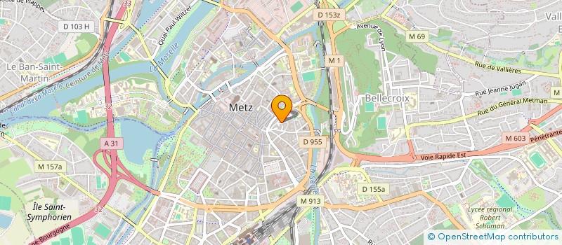 localisation de l'entreprise MONSIEUR DENIS DIEBOLD à METZ