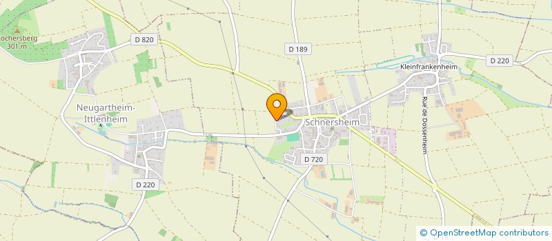 localisation de l'entreprise MONSIEUR DENIS DIEMERT  SCHNERSHEIM