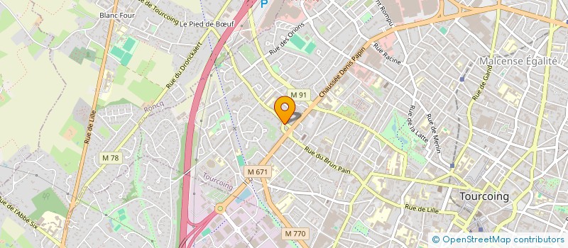 localisation de l'entreprise MONSIEUR DENIS DIERICK  TOURCOING