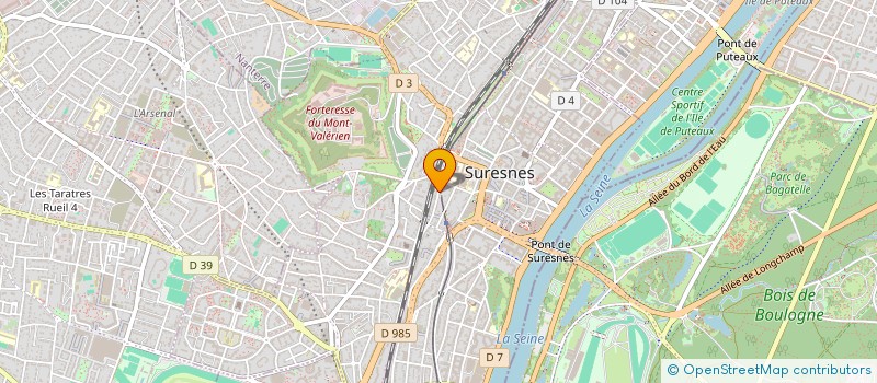 localisation de l'entreprise MONSIEUR DENIS DISDERO  SURESNES