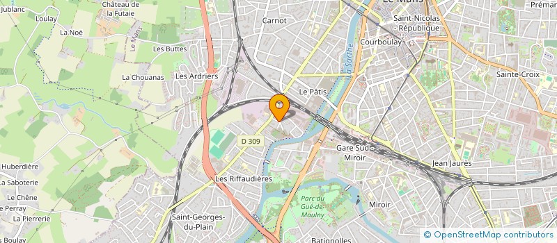 localisation de l'entreprise MONSIEUR DENIS DMITRIJEV  LE MANS