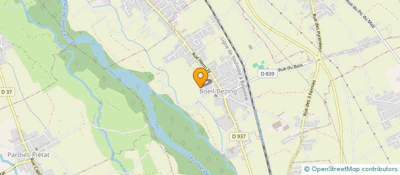 localisation de l'entreprise MONSIEUR DENIS DOARE  BOEIL-BEZING