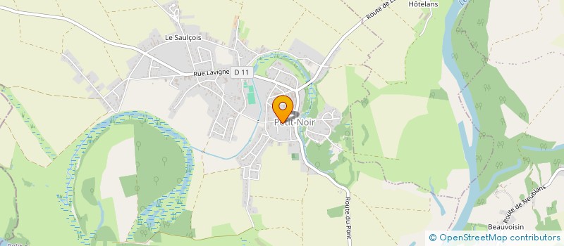 localisation de l'entreprise MONSIEUR DENIS DODET  PETIT-NOIR