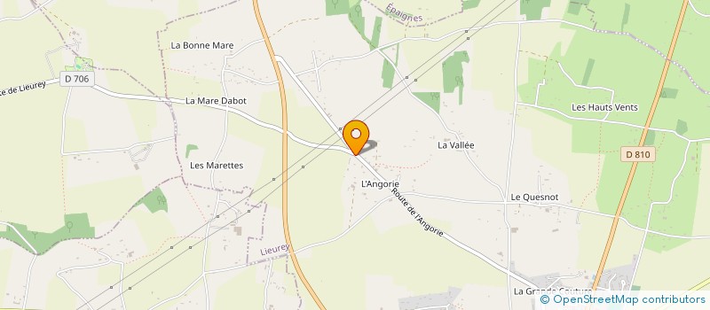 localisation de l'entreprise MONSIEUR DENIS DOTTELONDE  LIEUREY