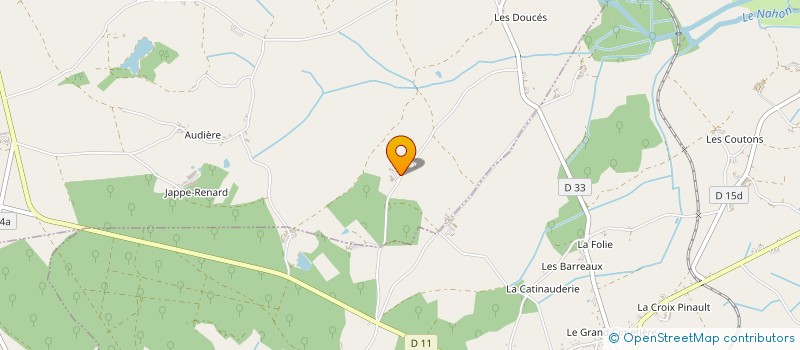 localisation de l'entreprise MONSIEUR DENIS DOUBLIER à PELLEVOISIN
