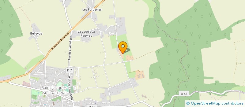 localisation de l'entreprise MONSIEUR DENIS DOUCET  SAINT-JACQUES-SUR-DARNETAL