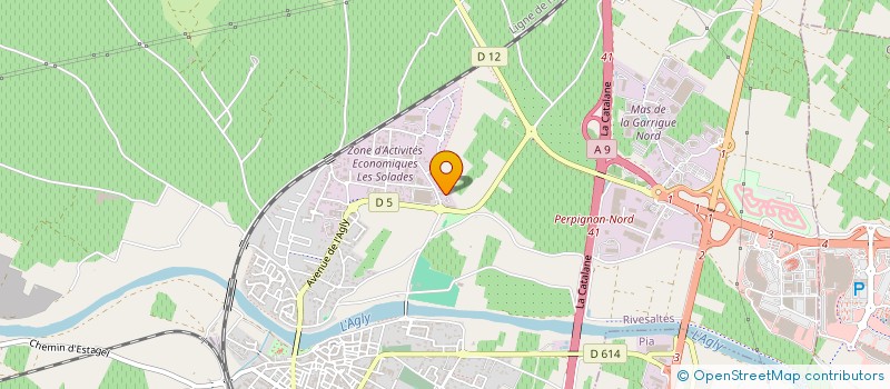 localisation de l'entreprise MONSIEUR DENIS DOYEN  RIVESALTES