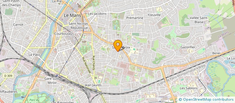 localisation de l'entreprise MONSIEUR DENIS DROUAULT à LE MANS