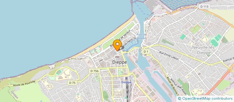 localisation de l'entreprise MONSIEUR DENIS DROUHET  DIEPPE