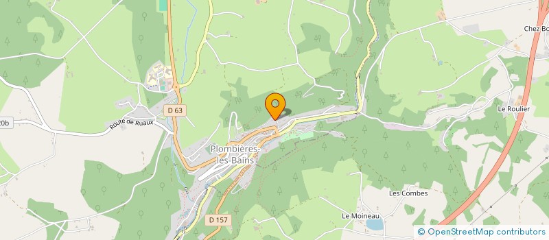 localisation de l'entreprise MONSIEUR DENIS DROUILLET à PLOMBIERES-LES-BAINS