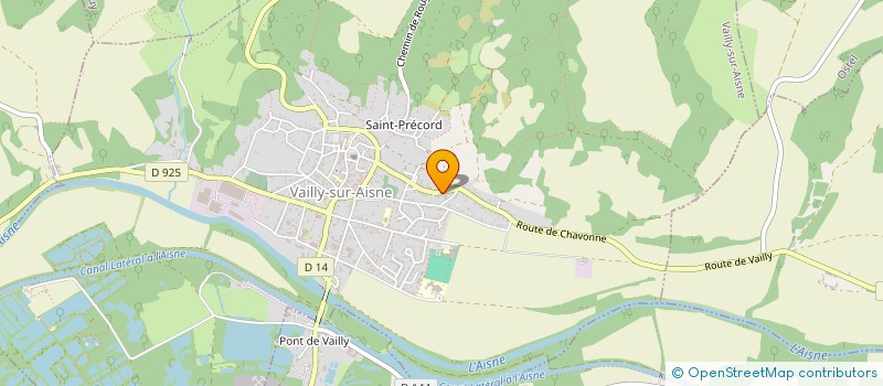 localisation de l'entreprise MONSIEUR DENIS DROUX  VAILLY-SUR-AISNE