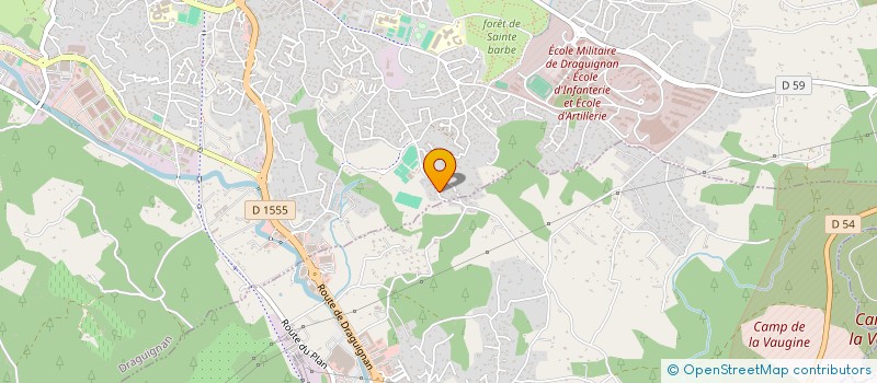 localisation de l'entreprise MONSIEUR DENIS DUBESSET à DRAGUIGNAN