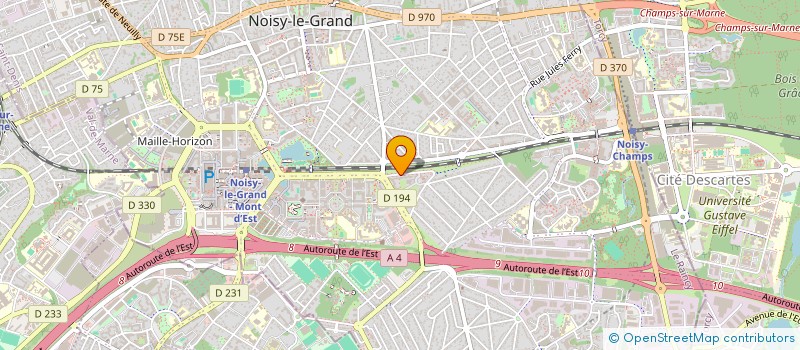 localisation de l'entreprise MONSIEUR DENIS DUCHESNAY à NOISY-LE-GRAND