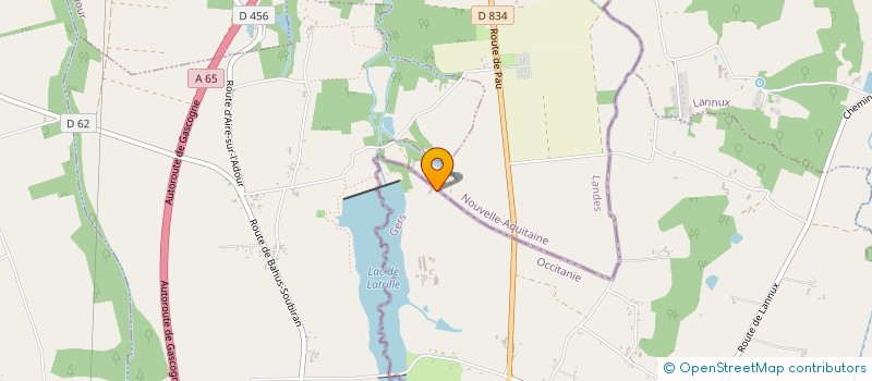 localisation de l'entreprise MONSIEUR DENIS DUFAU  SARRAGACHIES