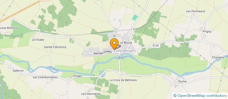 localisation de l'entreprise MONSIEUR DENIS DUFOUR à CONCREMIERS