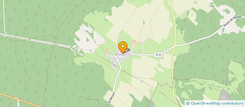 localisation de l'entreprise MONSIEUR DENIS DUGOIS  MOLAIN