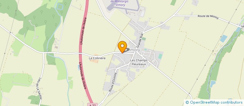 localisation de l'entreprise MONSIEUR DENIS DUMAS  VIMORY