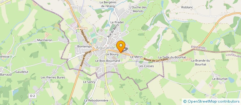 localisation de l'entreprise MONSIEUR DENIS DUMAY à AIGURANDE
