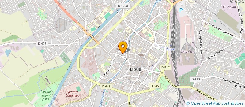 localisation de l'entreprise MONSIEUR DENIS DUMOLIN à DOUAI