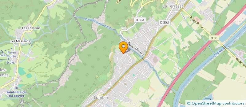 localisation de l'entreprise MONSIEUR DENIS DUPAS  LUMBIN