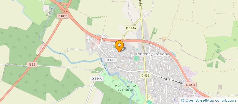 localisation de l'entreprise MONSIEUR DENIS DUPOND  FONTENAY-TRESIGNY