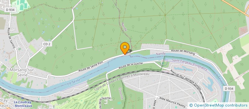 localisation de l'entreprise MONSIEUR DENIS DUPONT  MORSANG-SUR-SEINE