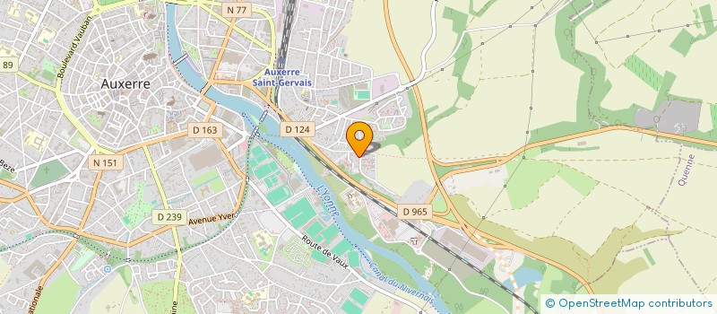 localisation de l'entreprise MONSIEUR DENIS DUPUY à AUXERRE