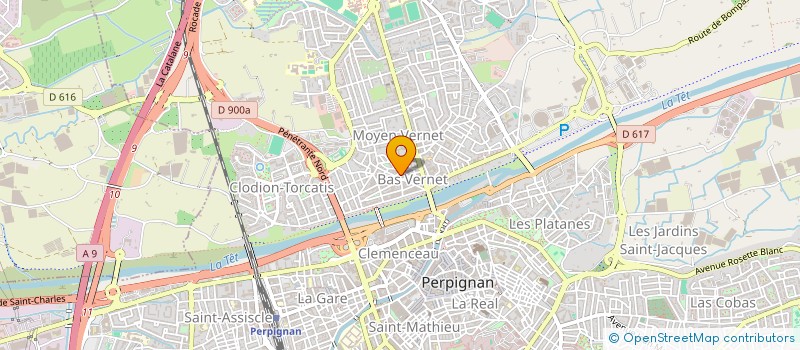 localisation de l'entreprise MONSIEUR DENIS DURAND  PERPIGNAN