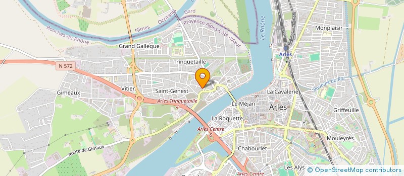 localisation de l'entreprise MONSIEUR DENIS DURAND  ARLES