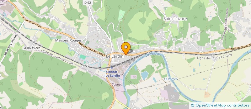 localisation de l'entreprise MONSIEUR DENIS DURUBLE  LE LARDIN-SAINT-LAZARE